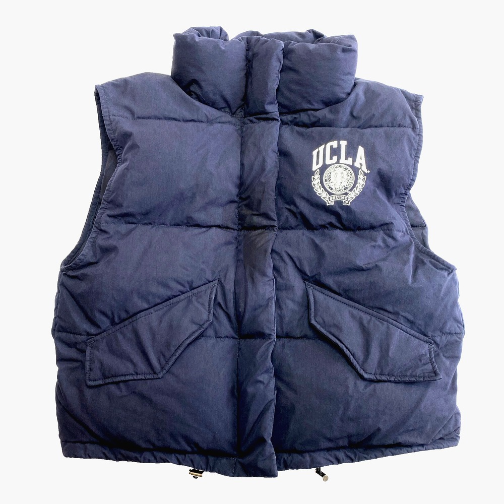 University of California UCLA Vest Womens XS Blue Sleeveless Jacket Puffer